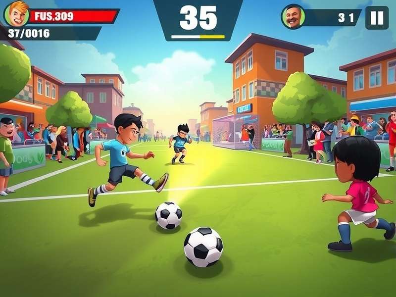 Street Soccer Hero Game Screenshot